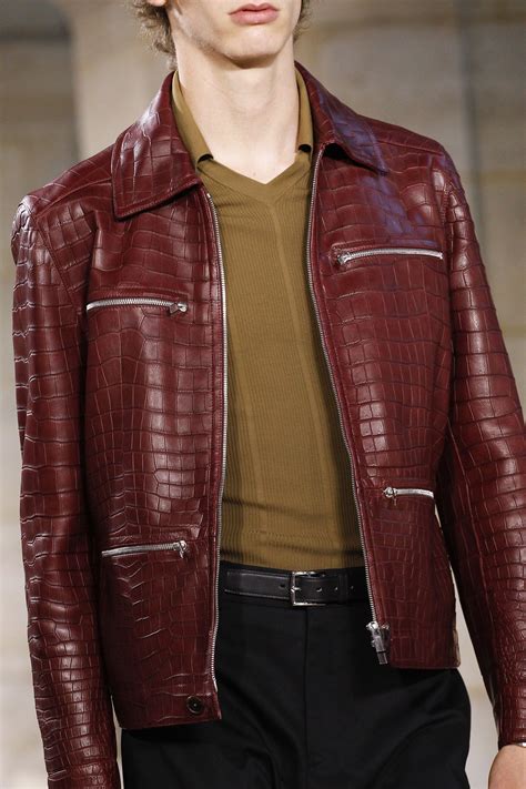 hermes leather jacket|hermes ready to wear men's.